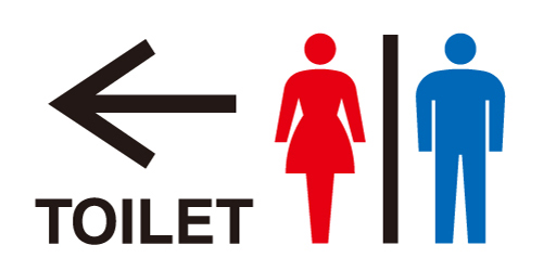 男女トイレ