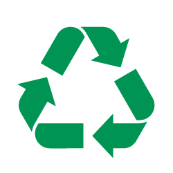 リサイクル品回収施設のピクトグラム