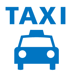 タクシー／タクシーのりばのピクトサイン JIS規格ピクト