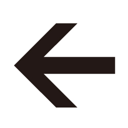 矢印/左のピクトサイン JIS規格ピクト