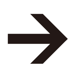 矢印/右のピクトサイン JIS規格ピクト