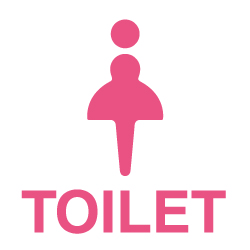 女子トイレのピクトグラム